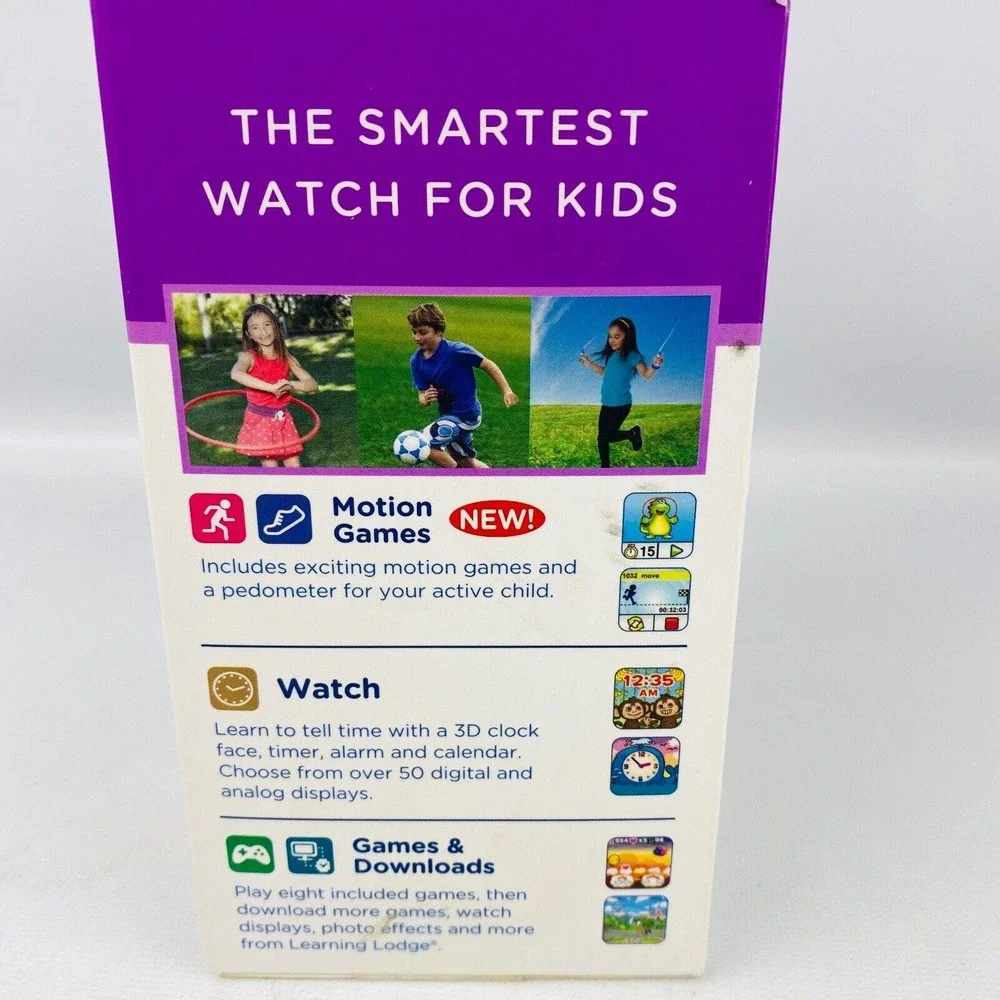 Vtech Kidizoom Kids Smartwatch DX Pink Touch Screen Rechargeable Model 80-171650